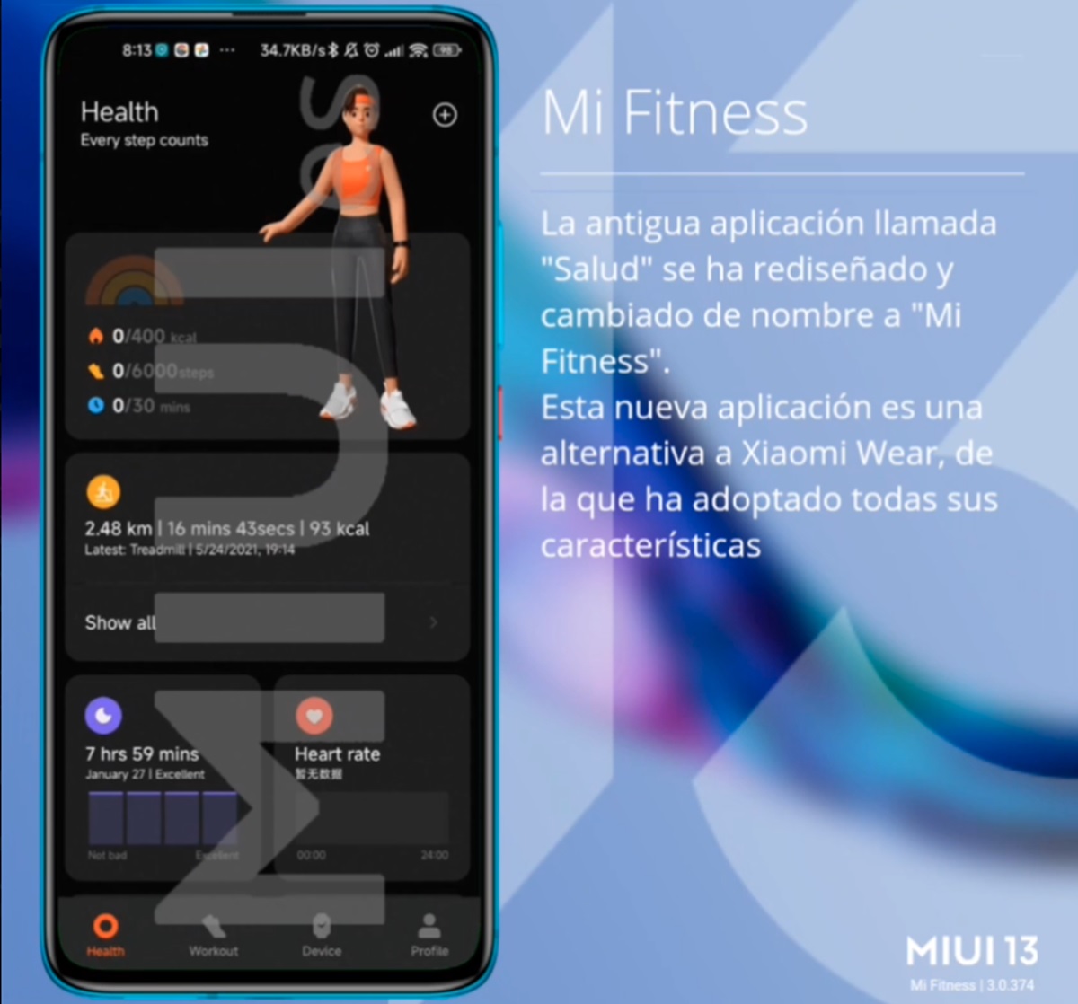 mi fitness aplicacion salud xiaomi