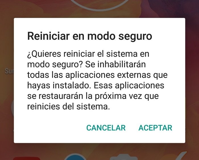 modo seguro android