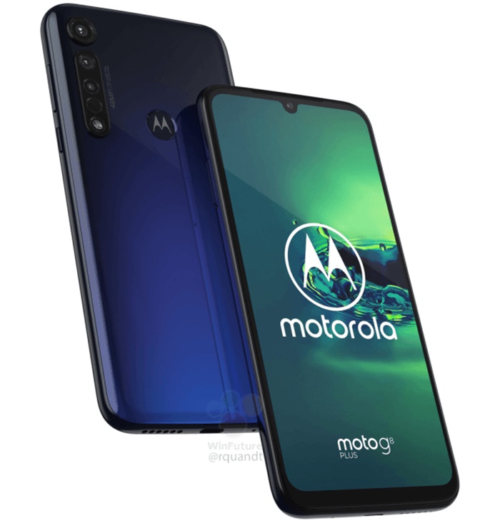 moto g8 plus azul