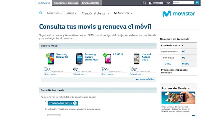 movil gratis movistar regalo
