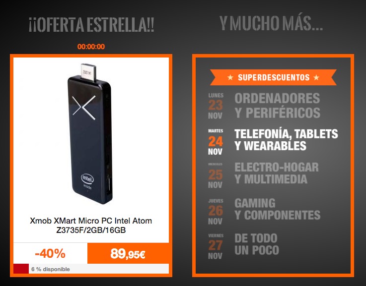 moviles tablets y wearables pc componentes black friday
