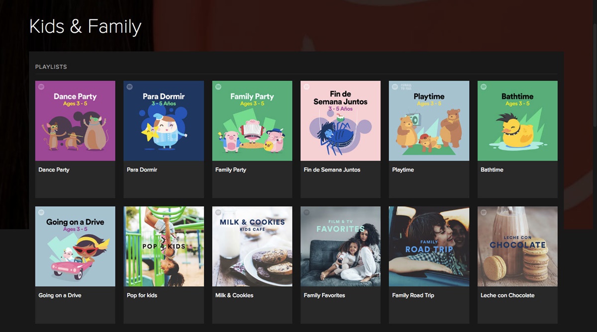 musica historias spotify kids