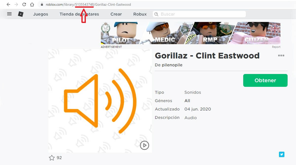 musica roblox menu ID buscador