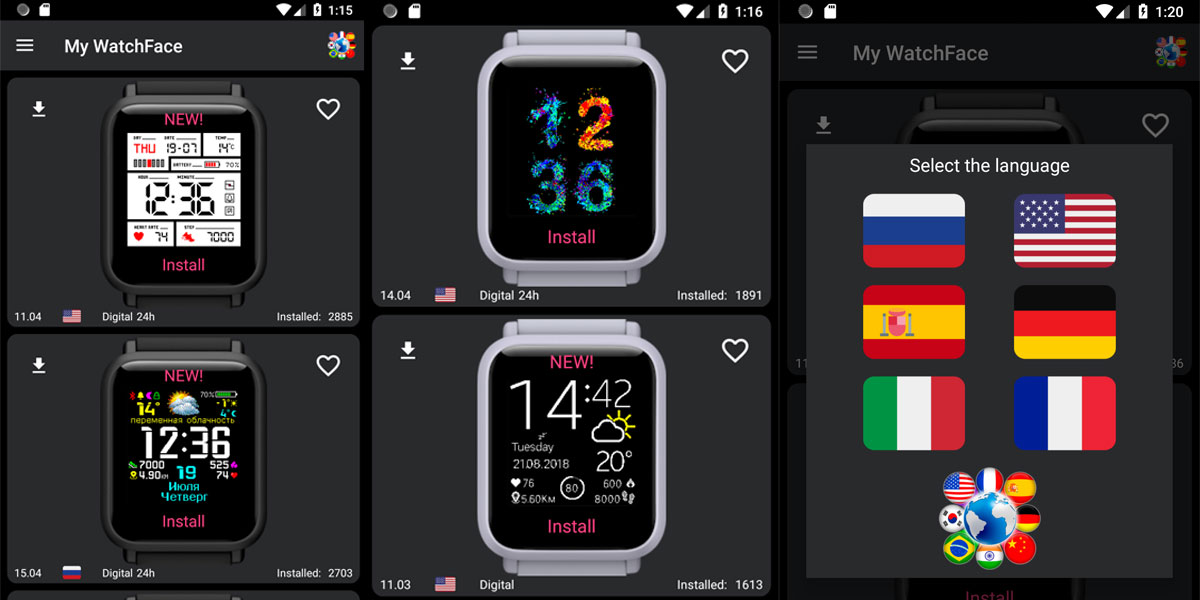 My Watchface aplicación