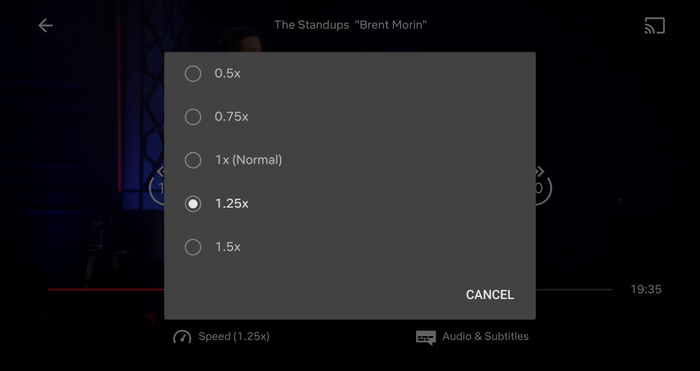netflix velocidad