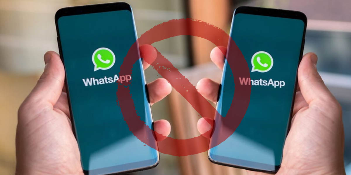 no podrás usar whatsapp dos móviles