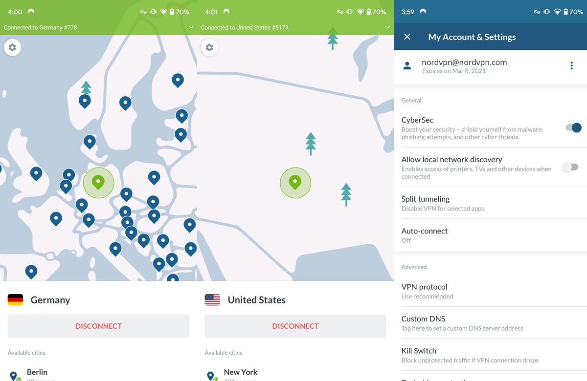 nordvpn en android