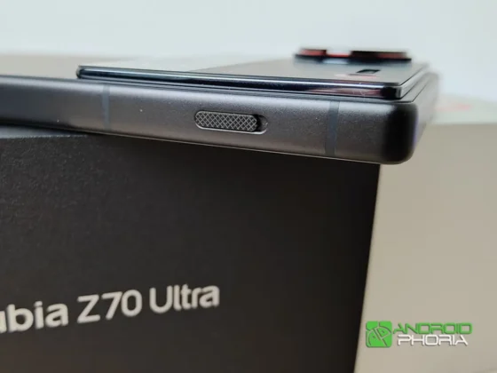 nubia Z70 Ultra alert slider