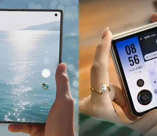 nubia fold nubia flip3