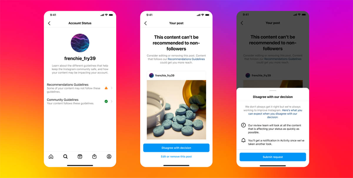 nueva herramienta transparencia shadowban instagram
