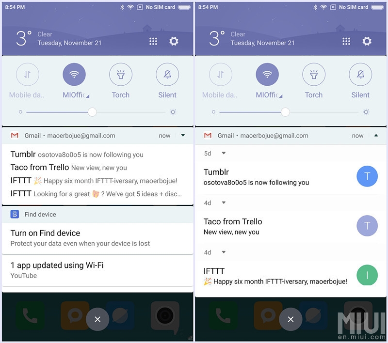 nuevas notificaciones miui 9 actualizacion