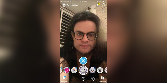 nuevo Filtro de snapchat cambio de sexo