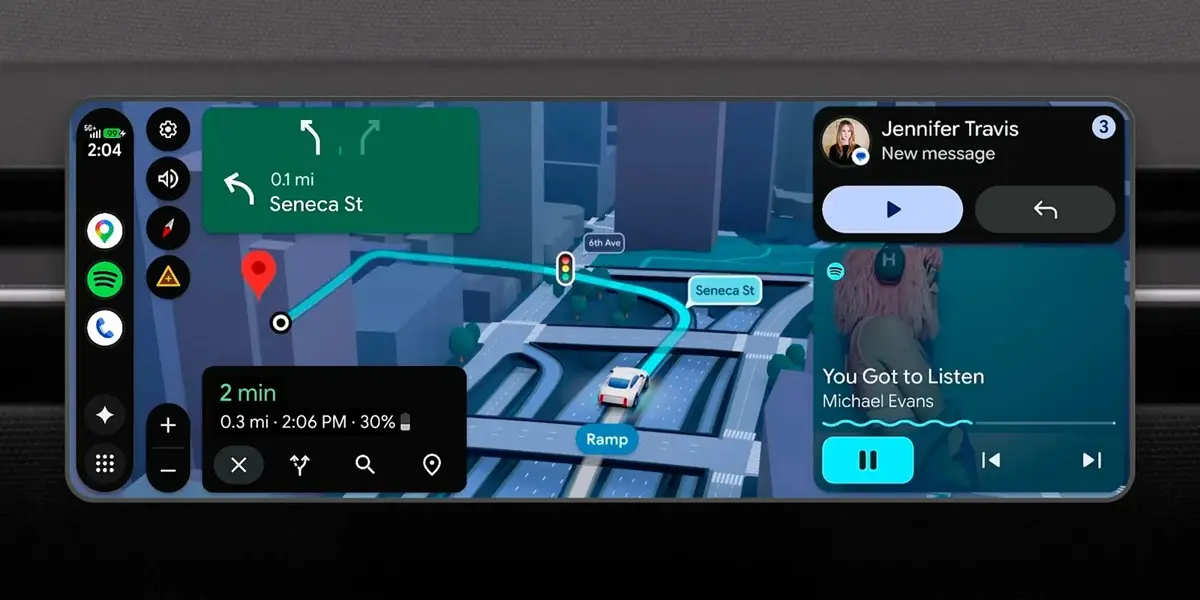 nuevo android auto de android 17