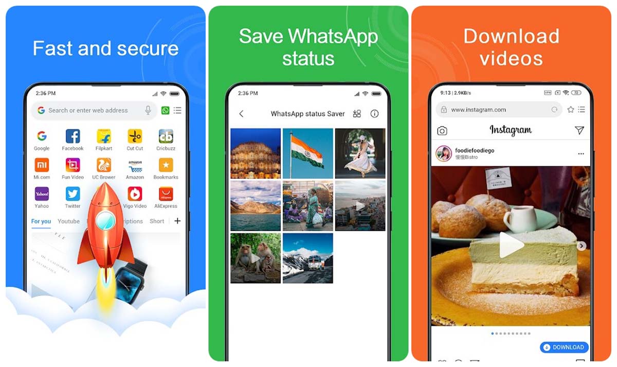 nuevo mi navegador de xiaomi mas rapido seguro descargar videos estados de whatsapp