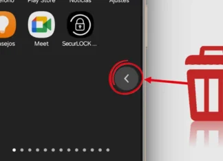 Cómo quitar la flecha del gesto de deslizar hacia atrás en un Samsung Galaxy ocultar gesto de deslizar hacia atras en samsung galaxy