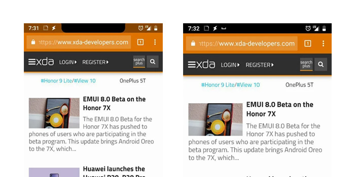 ocultar notc movil android