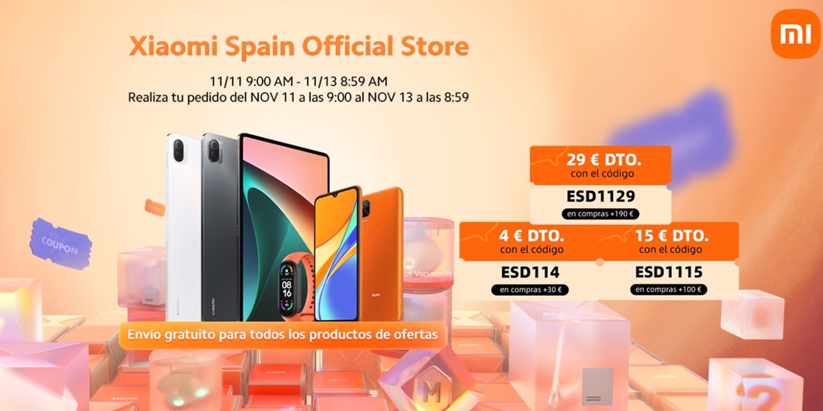 ofertas de xiaomi para el 11 del 11