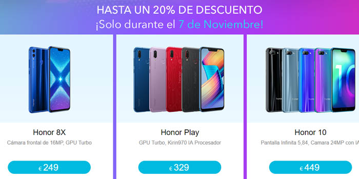 ofertas honor