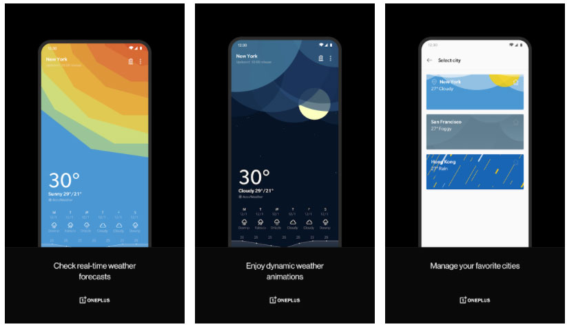 OnePlus Weather