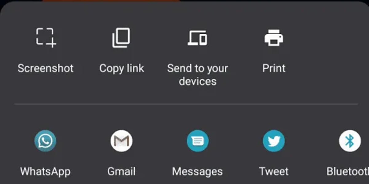 opcion captura de pantalla en chrome para android