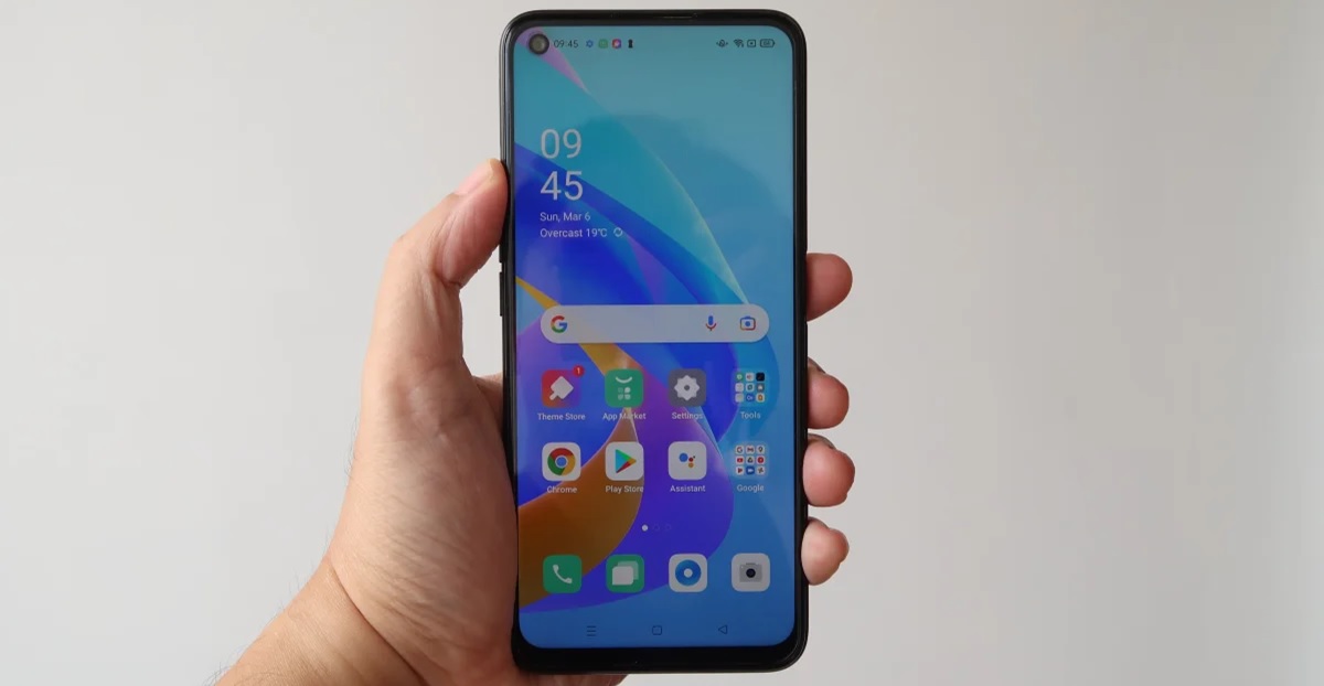 oppo a76 pantalla