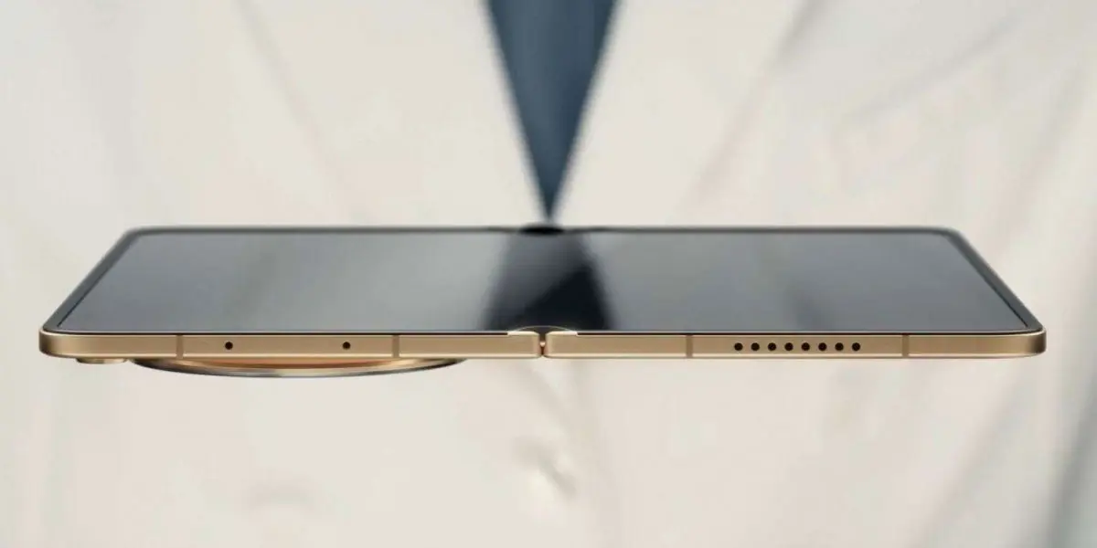 Vista de la bisagra del OPPO Find N6