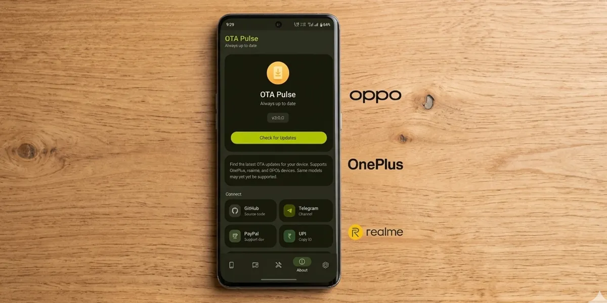 Cómo descargar el firmware oficial de OnePlus, OPPO y Realme con OTA Pulse