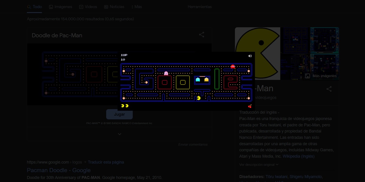 pac-man google