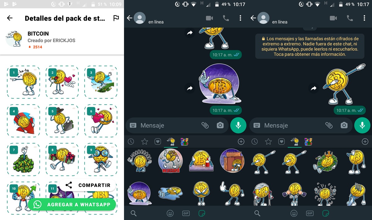 pack de stickers BITCOIN ERICKJOS