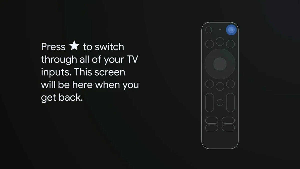 para qué se utiliza botón magico estrella mando google tv