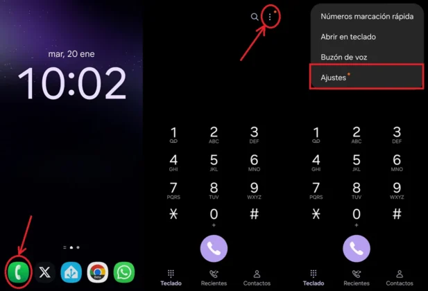 paso 1 para bloquear llamadas desconocidas en Android