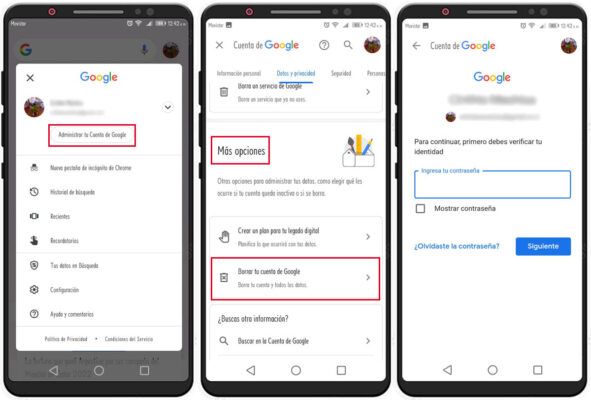 Cómo eliminar por completo una cuenta de Gmail
