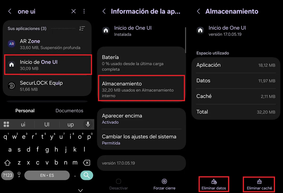 pasos para reiniciar pantalla de inicio de android 1