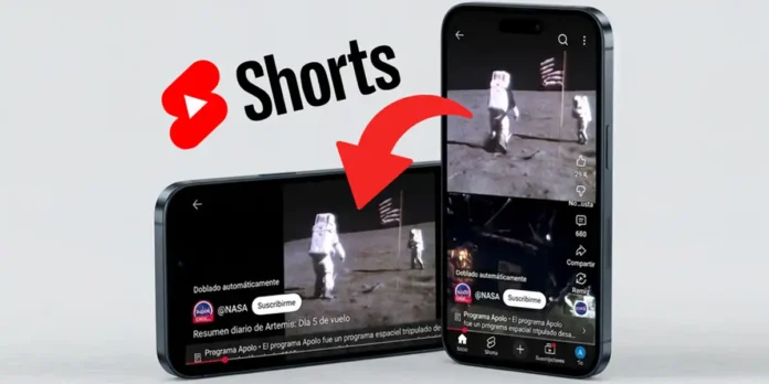 pasos para ver Shorts en horizontal en YouTube