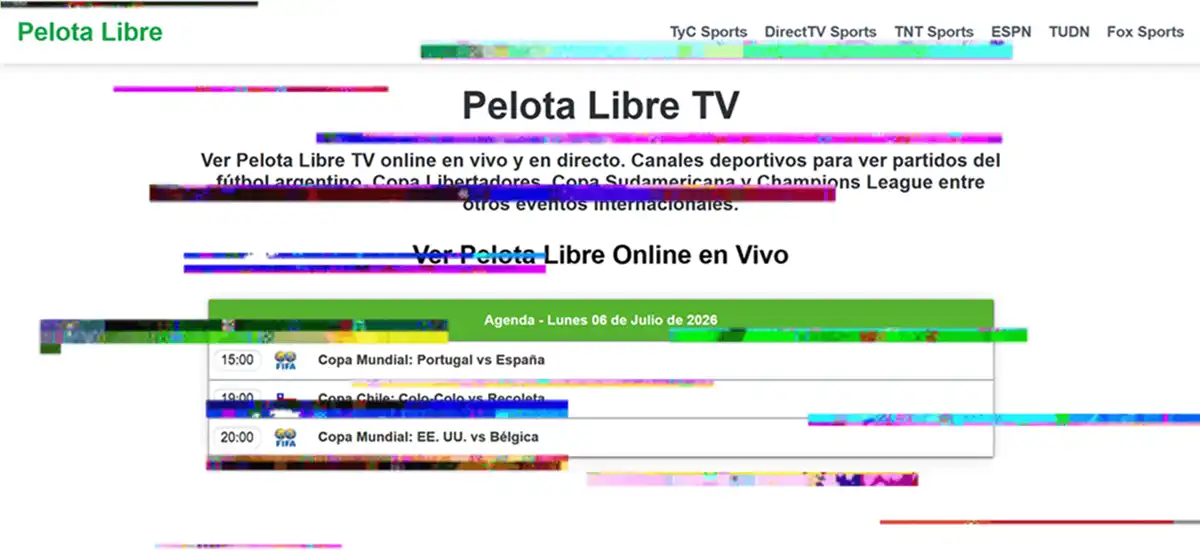 pelota libre plataforma pirata