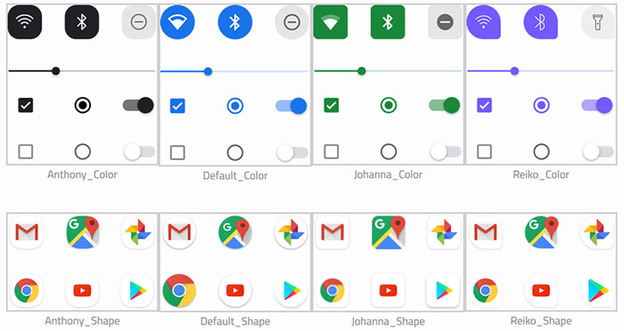 pixel themes temas ejemplos