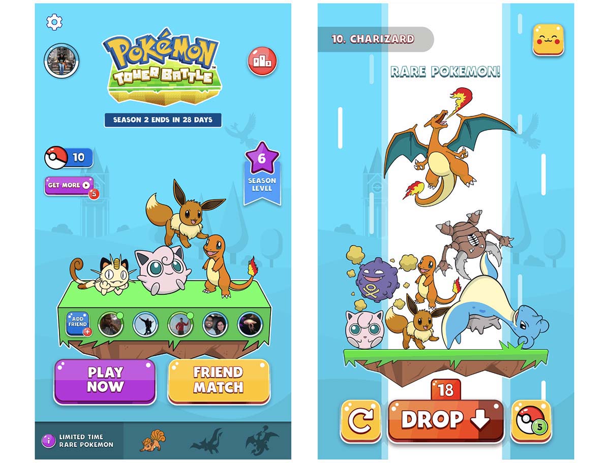 pokemon tower battle juego facebook 2019