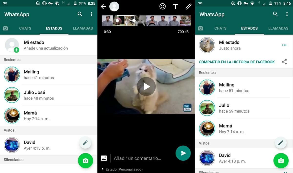 poner video de youtube como estado whatsapp