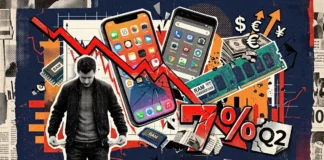 por culpa del precio de la ram el mercado de moviles cae un 7 por ciento en el segundo trimestre de 2026