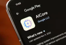por que google aicore ocupa tanto espacio de almacenamiento