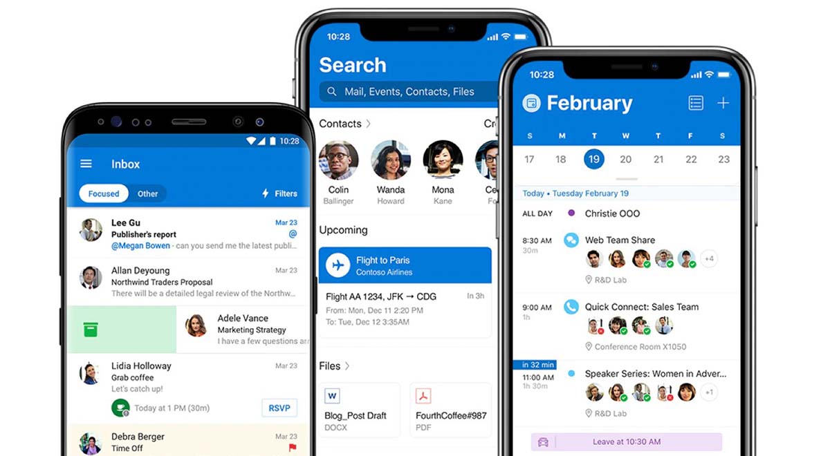 primeras aplicaciones a descargar en movil nuevo microsfoft outlook google play