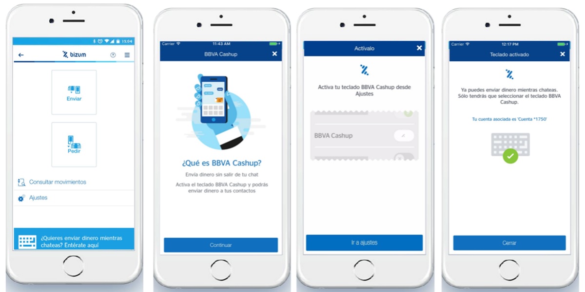 primeros pasos para enviar bizum por whatsapp bbva