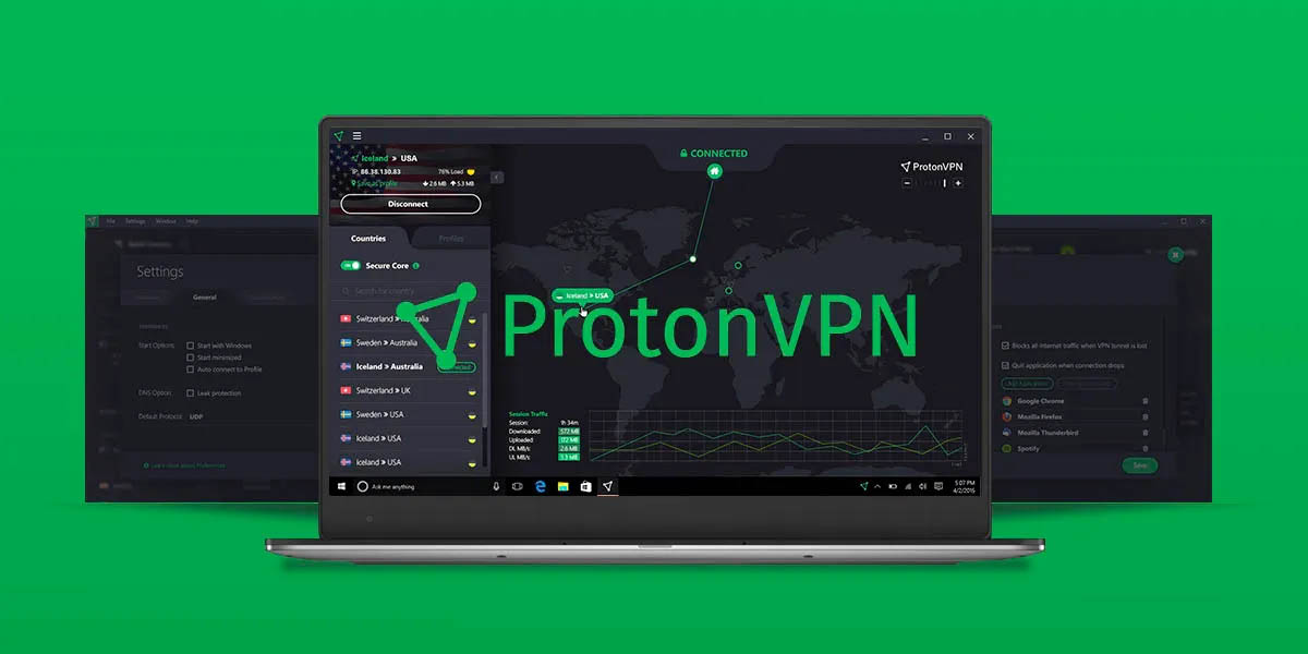 protonvpn navegacion ilimitada gratis y open source