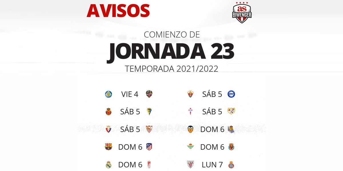 proximos rivales en biwenger
