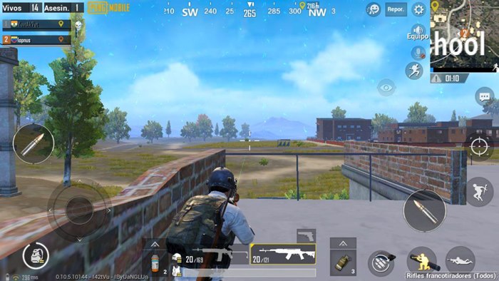 pubg mobile modo francotirador erangel