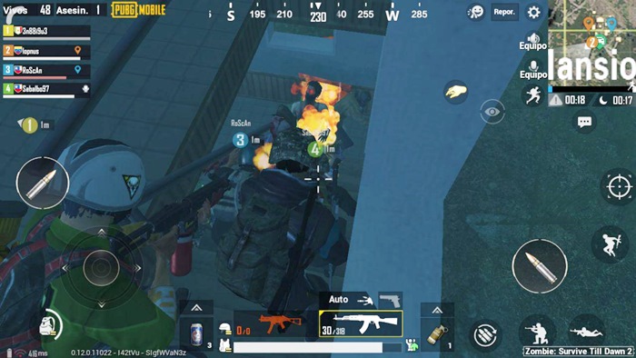 pubg mobile modo zombie 2 equipo