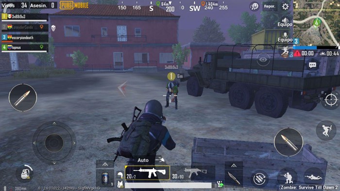 pubg mobile modo zombie 2 loot de enemigos