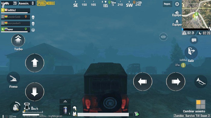 pubg mobile modo zombie 2 vehiculo