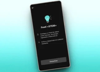 quitar feed STEM de TikTok