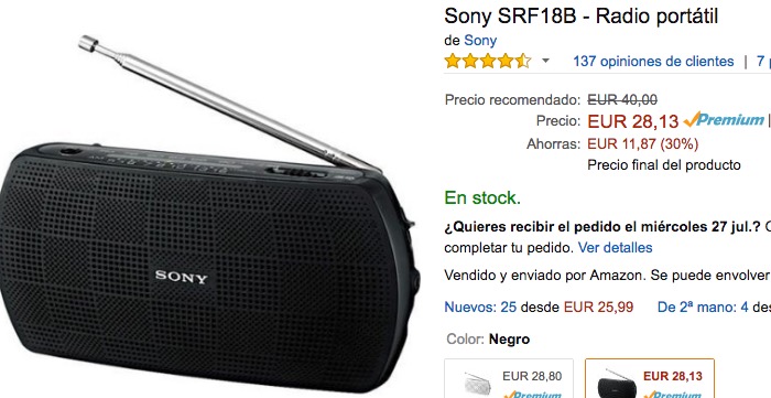 radio portatil